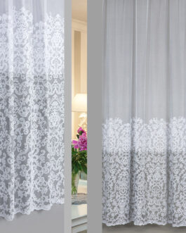 Тканина тюлева жакард HX 18G X29131-grey/280